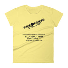 Load image into Gallery viewer, SR-71 at FLORIDA KEYS MARATHON INTL (MTH; KMTH) Women&#39;s Short Sleeve T-shirt