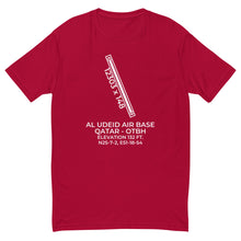 Load image into Gallery viewer, AL UDEID AIR BASE (XJD; OTBH) in RAYYAN; QATAR (QA) pre-2016 T-shirt