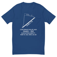 Load image into Gallery viewer, CINCINNATI-BLUE ASH (ISZ; KISZ) in BLUE ASH; OHIO (OH) T-shirt
