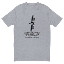 Load image into Gallery viewer, B-52 STRATOFORTRESS at U-TAPAO ROYAL THAI NAVY (RTN) AIRFIELD (UTP; VTBU) T-shirt
