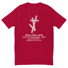 Load image into Gallery viewer, BOLLING AFB (BOF; KBOF) in WASHINGTON, D.C. c.1950s T-shirt