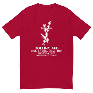 BOLLING AFB (BOF; KBOF) in WASHINGTON, D.C. c.1950s T-shirt