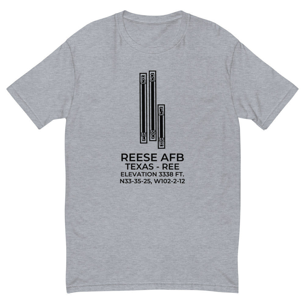 REESE AIR FORCE BASE (REE; 8XS8) in LUBBOCK; TEXAS (TX)  c.1990 T-shirt