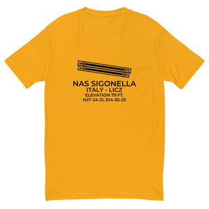 NAS SIGONELLA (NSY; LICZ) in SICILY; ITALY (ITL) T-shirt