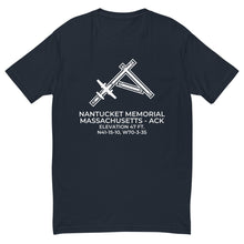 Load image into Gallery viewer, CESSNA 402C at NANTUCKET MEMORIAL in NANTUCKET; MASSACHUSETTS (MA) T-shirt