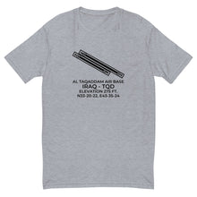 Load image into Gallery viewer, AL TAQADDAM AIR BASE (TQD; ORAT) T-shirt