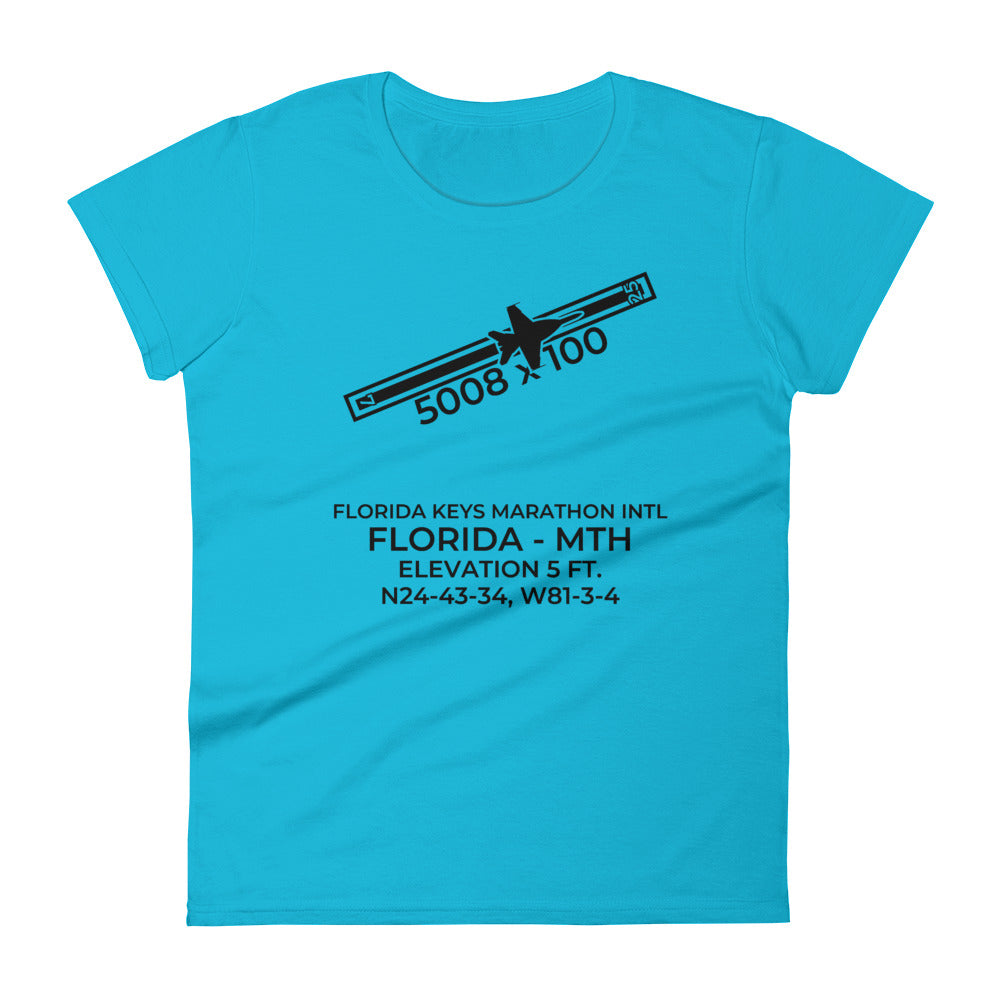 F/A-18E at FLORIDA KEYS MARATHON INTL (MTH; KMTH) Women's short sleeve t-shirt