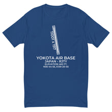 Load image into Gallery viewer, YOKOTA AIR BASE (OKO; RJTY) in FUSSA; JAPAN T-shirt
