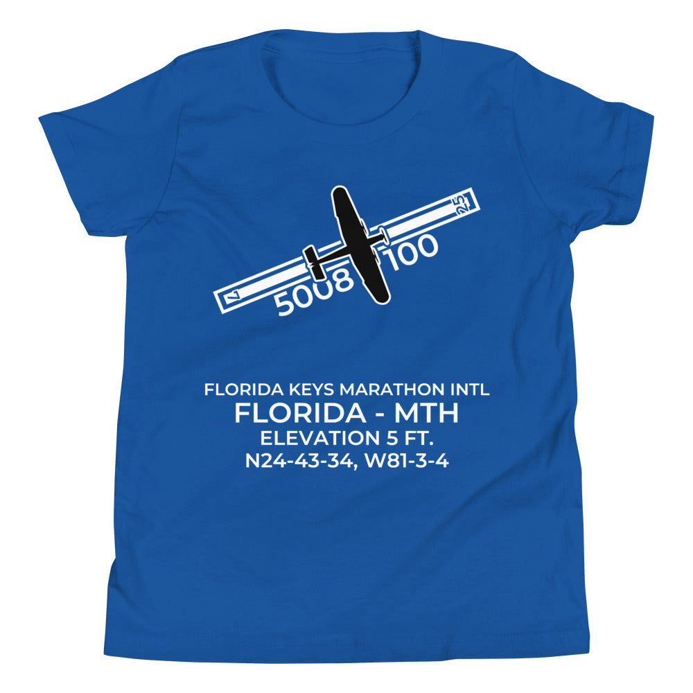 TRIMOTOR at FLORIDA KEYS MARATHON INTL (MTH; KMTH) Youth Short Sleeve T-Shirt