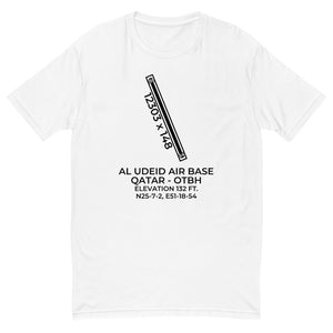 AL UDEID AIR BASE (XJD; OTBH) in RAYYAN; QATAR (QA) pre-2016 T-shirt