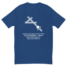 Load image into Gallery viewer, SpaceShipOne at MOJAVE AIR AND SPACE PORT in MOJAVE; CALIFORNIA (MHV; KMHV) T-Shirt