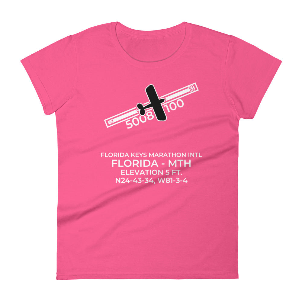 WACO 10 at FLORIDA KEYS MARATHON INTL (MTH; KMTH) Women's short sleeve t-shirt