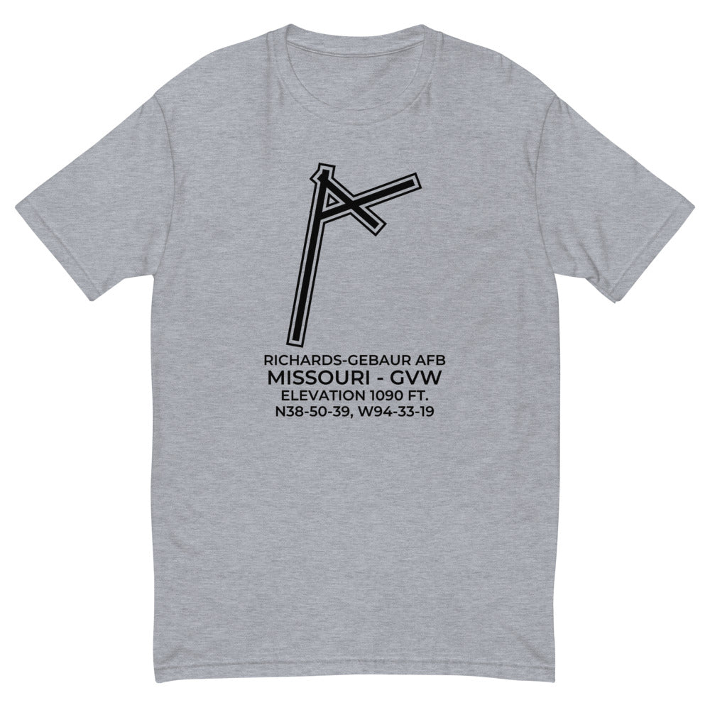 RICHARDS-GEBAUR AFB (GVW; KGVW) outside KANSAS CITY; MISSOURI (MO) c. 1965 T-shirt