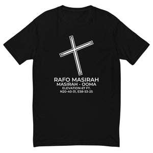 RAFO MASIRAH (MSH; OOMA) in MASIRAH ISLAND; OMAN (OM) T-shirt