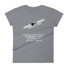 Load image into Gallery viewer, SR-71 at FLORIDA KEYS MARATHON INTL (MTH; KMTH) Women&#39;s Short Sleeve T-shirt