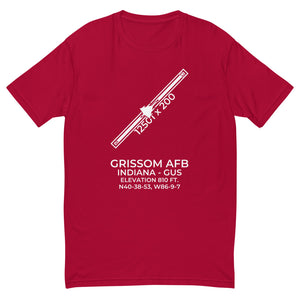 B-58 HUSTLER at GRISSOM AFB near PERU; INDIANA (IN) T-shirt