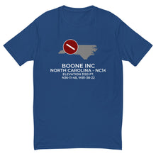 Load image into Gallery viewer, BOONE INC (NC14) in BOONE; NORTH CAROLINA (NC) T-shirt