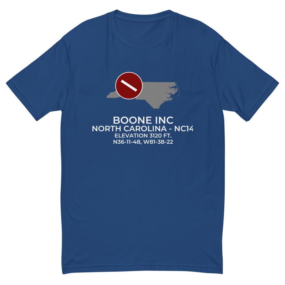 BOONE INC (NC14) in BOONE; NORTH CAROLINA (NC) T-shirt