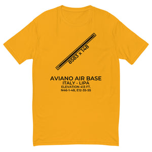AVIANO AIR BASE (AVB; LIPA) in AVIANO; ITALY (ITL) T-shirt