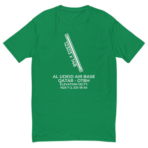 AL UDEID AIR BASE (XJD; OTBH) in RAYYAN; QATAR (QA) pre-2016 T-shirt