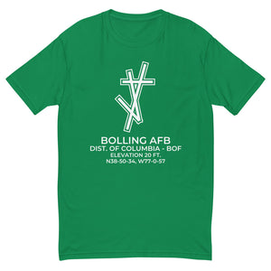 BOLLING AFB (BOF; KBOF) in WASHINGTON, D.C. c.1950s T-shirt