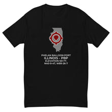 Load image into Gallery viewer, PHELAN BALLOON PORT (&quot;PBP&quot;) in LINCOLN; ILLINOIS (IL) T-shirt