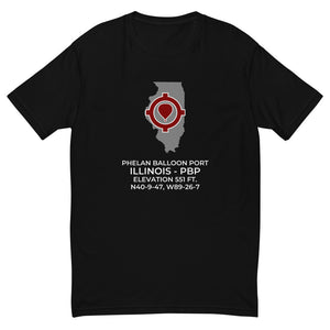 PHELAN BALLOON PORT ("PBP") in LINCOLN; ILLINOIS (IL) T-shirt