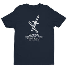Load image into Gallery viewer, CESSNA 172 at WAHOO; NEBRASKA (AHQ; KAHQ) T-shirt