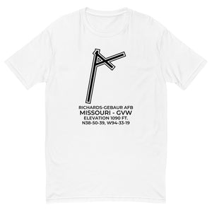 RICHARDS-GEBAUR AFB (GVW; KGVW) outside KANSAS CITY; MISSOURI (MO) c. 1965 T-shirt