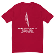 Load image into Gallery viewer, YOKOTA AIR BASE (OKO; RJTY) in FUSSA; JAPAN T-shirt
