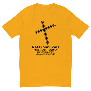 RAFO MASIRAH (MSH; OOMA) in MASIRAH ISLAND; OMAN (OM) T-shirt