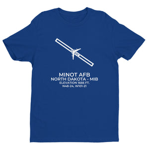 MINOT AFB; NORTH DAKOTA (MIB; KMIB) T-Shirt