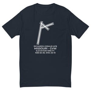 RICHARDS-GEBAUR AFB (GVW; KGVW) outside KANSAS CITY; MISSOURI (MO) c. 1965 T-shirt