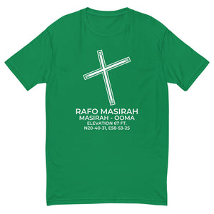 RAFO MASIRAH (MSH; OOMA) in MASIRAH ISLAND; OMAN (OM) T-shirt