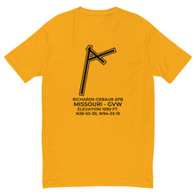 Load image into Gallery viewer, RICHARDS-GEBAUR AFB (GVW; KGVW) outside KANSAS CITY; MISSOURI (MO) c. 1965 T-shirt