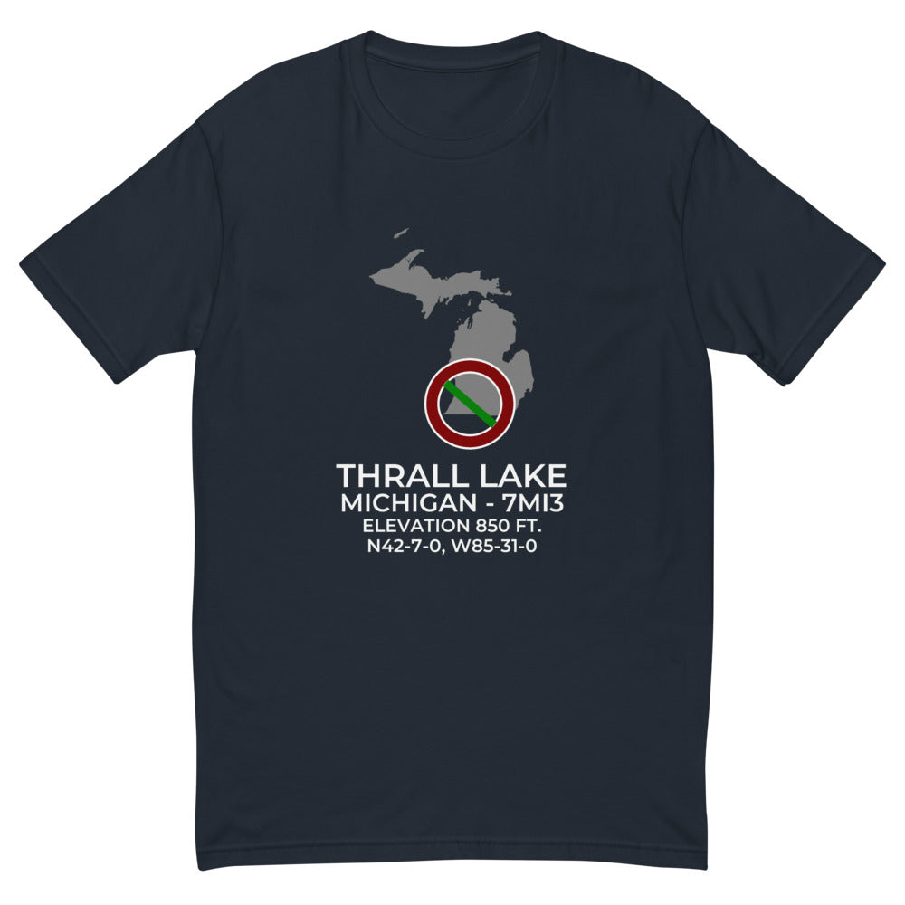 THRALL LAKE (7MI3) in VICKSBURG; MICHIGAN (MI) T-shirt