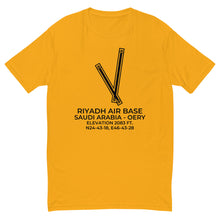 Load image into Gallery viewer, RIYADH AIR BASE (OERY) in RIYADH; SAUDI ARABIA (SB) T-shirt