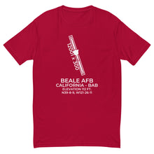 Load image into Gallery viewer, SR-71A at BEALE AFB (BAB; KBAB) near MARYSVILLE; CALIFORNIA (CA) T-shirt