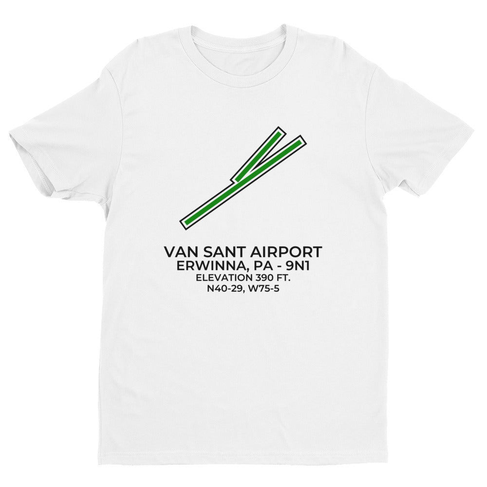 VAN SANT AIRPORT, ERWINNA; PENNSYLVANIA (9N1) T-Shirt