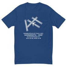 Load image into Gallery viewer, 747-400 at Minneapolis-St Paul Intl (MSP;KMSP) T-shirt