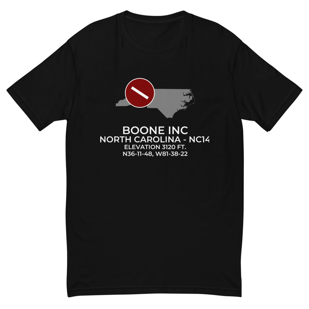 BOONE INC (NC14) in BOONE; NORTH CAROLINA (NC) T-shirt