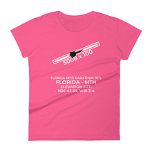 Load image into Gallery viewer, SR-71 at FLORIDA KEYS MARATHON INTL (MTH; KMTH) Women&#39;s Short Sleeve T-shirt