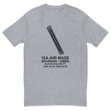 Load image into Gallery viewer, ISA AIR BASE (OBBS) in BAHRAIN (BH) T-shirt