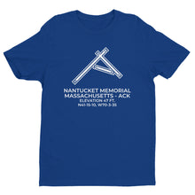 Load image into Gallery viewer, NANTUCKET MEMORIAL in NANTUCKET; MASSACHUSETTS (ACK; KACK) T-Shirt