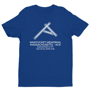 NANTUCKET MEMORIAL in NANTUCKET; MASSACHUSETTS (ACK; KACK) T-Shirt
