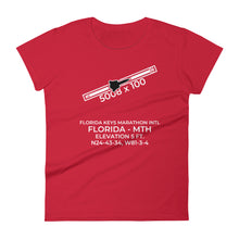 Load image into Gallery viewer, SR-71 at FLORIDA KEYS MARATHON INTL (MTH; KMTH) Women&#39;s Short Sleeve T-shirt
