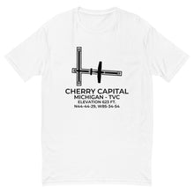 Load image into Gallery viewer, CESSNA 172 at CHERRY CAPITAL (TVC; KTVC) in TRAVERSE CITY; MICHIGAN (MI) T-shirt