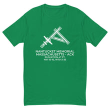 Load image into Gallery viewer, CESSNA 402C at NANTUCKET MEMORIAL in NANTUCKET; MASSACHUSETTS (MA) T-shirt