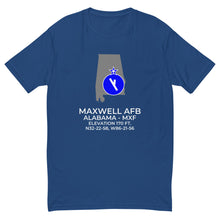 Load image into Gallery viewer, MAXWELL AFB in MONTGOMERY; ALABAMA (MXF; KMXF) T-Shirt
