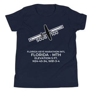 TRIMOTOR at FLORIDA KEYS MARATHON INTL (MTH; KMTH) Youth Short Sleeve T-Shirt